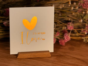 hand-made letter pressed picture for the one you love